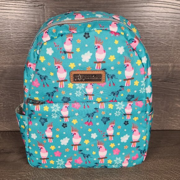 Lily Bloom Parrots in Paradise Eden Backpack NWT Karma Bloom
